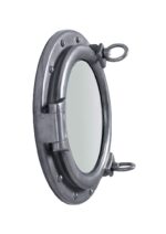 Porthole Mirror Wall Mount Aluminum Finish 16 Inch Diameter - Image 4