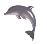 Dolphin 36" Wall Decor Painted Finish