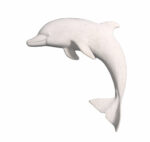 Dolphin Wall Decor Figure Roman Stone Finish 36”