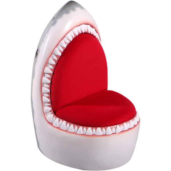 HX314-2-foot-shark-seat 28” Shark Head Seat with Velvet Red Cloth - Image 1