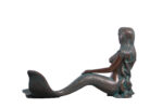 Nerissa by the Sea Mermaid Large Sculpture Verde Bronze Finish 30" - Image 3