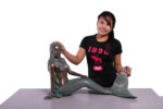 Nerissa by the Sea Mermaid Large Sculpture Verde Bronze Finish 30" - Image 4