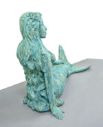 Nerissa by the Sea Large Sitting Siren Figure Shipwreck Statue - Image 5