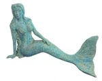 Nerissa by the Sea Large Sitting Siren Figure Shipwreck Statue
