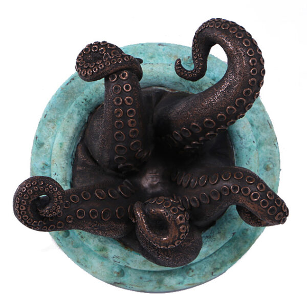 16" Under the Sea Octopus Shipwreck and Imperial Bronze Finish Wall Sculpture