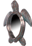 Sea Turtle Mirror Wall Decor Accent Bronze Finish 28 Inch H