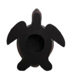 Sea Turtle Wall Mount Large Sculpture Verde Bronze - Image 4