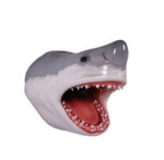 Great White Shark Head Trophy Wall Sculpture Decor 22"W - Image 3