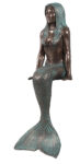 Salma Pretty Mermaid Sitting by the Bay Verde Bronze