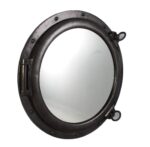 36" Porthole Mirror Wall Mount Iron Finish - Image 2