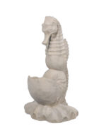 29" Seahorse Table/Floor Water Fountain - Roman Stone Finish