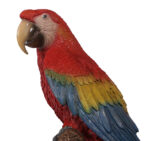 Scarlet Macaw Wall Sculpture - Image 2