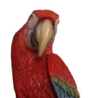 Scarlet Macaw Wall Sculpture - Image 4