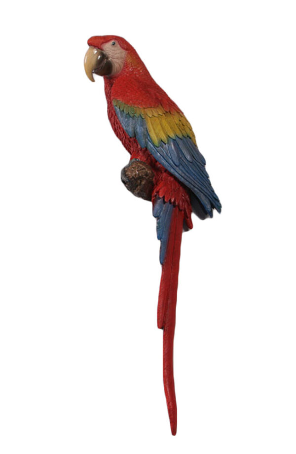 Scarlet Macaw Wall Sculpture