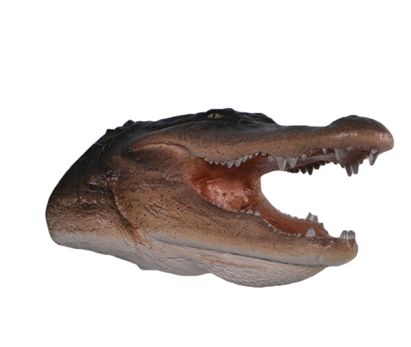 Alligator Head Large Trophy Wall Sculpture Decor