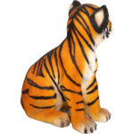 Bengal Tiger Sitting Cub Sculpture - Image 4