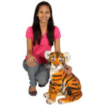 Bengal Tiger Sitting Cub Sculpture - Image 7