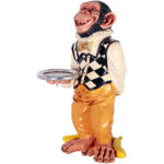 Nautical Tropical Imports Monkey Butler 21 Inch Tall Sculpture
