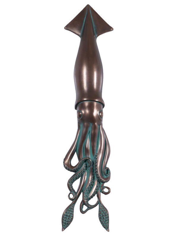 Squid Wall Sculpture (Verde Bronze)