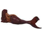 Sindee Sultry Lying Mermaid Large 5ft Statue Ocean Goddess Sculpture (Wood) - Image 5