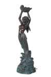 Mermaid Floor Lamp Verde Bronze