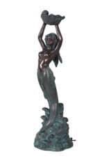 Mermaid Floor Lamp Verde Bronze