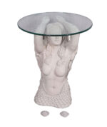 Mermaid End Table (Head) Roman Stone Finish - Image 2