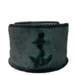 Set of 4 Porthole Drink Coasters with Heavy Duty Anchor Holder Distressed - Image 4