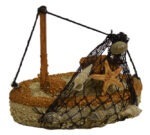 Mini Sand Finish Boat over Resin 3”W