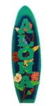 18” Aloha Surfboard Metal Wall Art
