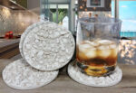 Tiny Shells Set of 4 Super Absorbent Drink Coasters - Image 3