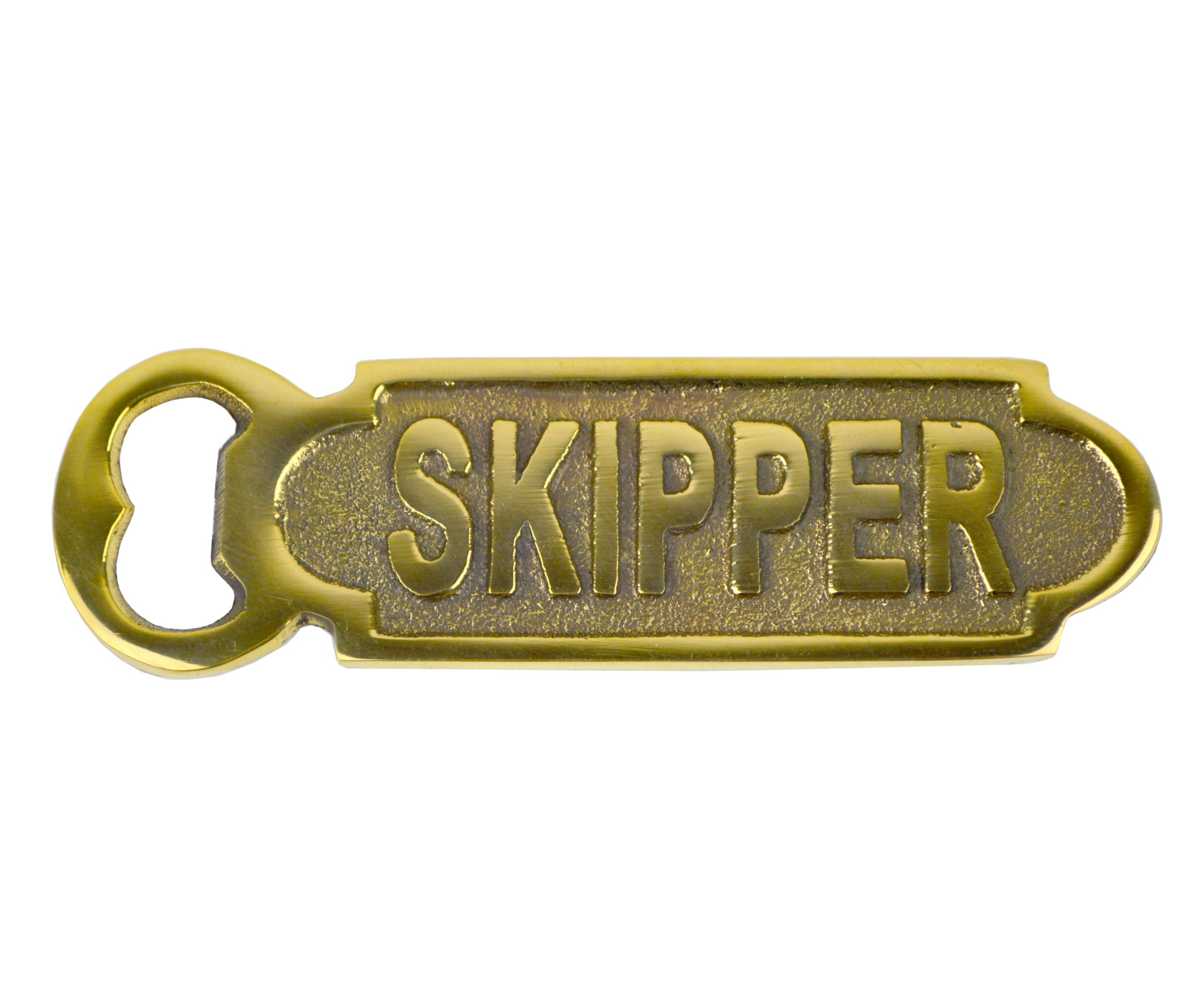 MO105-skipper-bottle Skipper Solid Brass Handheld Bottle Opener - Image 1