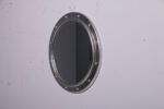 20" Silver Leaf Finish Porthole Mirror with No Dog Ears Non Opening Wall Mount - Image 5