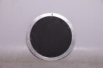 20" Silver Leaf Finish Porthole Mirror with No Dog Ears Non Opening Wall Mount - Image 7