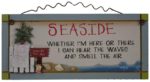 12"L Wooden Seaside Dream Hanging Sign