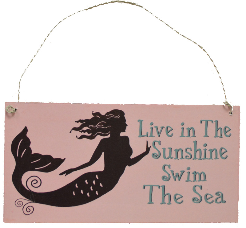 OW236-mermaid-thoughts-wooden-sign-live-in-the-sunshine-swim-in-the-sea Mermaid Thoughts Wooden Sign - Live in The Sunshine Swim in the Sea 7”L