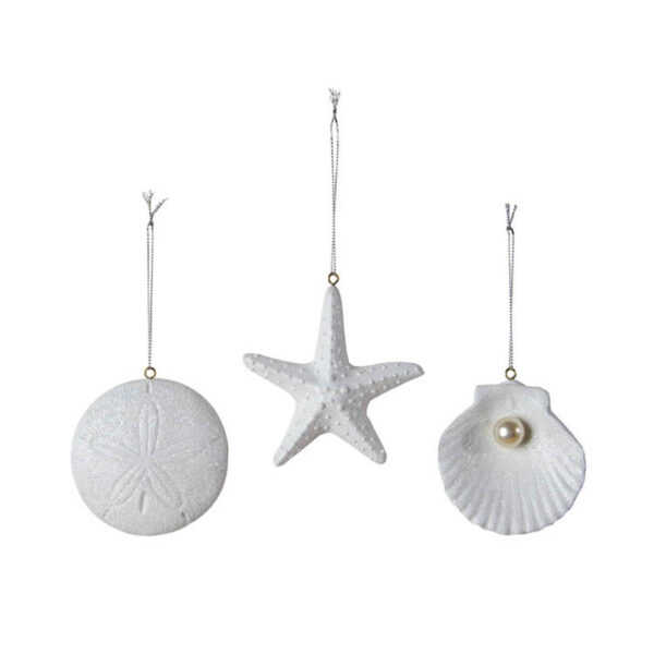 Sea Treasures Hanging Ornaments Set of 3