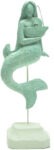 20.5" Teal Wooden Mermaid on Stand with Base