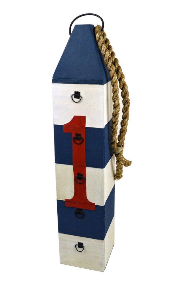 Trinket Jewelry Chest Nautical Buoy Five Drawer 24 Inch