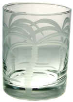 RO127-palm-tree-double-old-fashioned-glasses-set-4-gift-box Palm Tree Large Cocktail Glasses 14 oz Set of 4 - Image 1