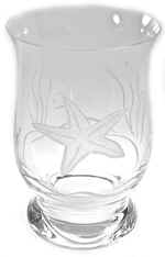 RO154-starfish-hurricane-candle-holder-glass Starfish Hurricane Candle Holder - Image 1