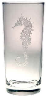 RO172-seahorse-cooler-glasses-set-4-gift-box Seahorse Cooler 15 oz 6.25"H Set of 4 - Image 1