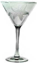 RO179-starfish-martini-glasses-gift-box-set-4 Starfish Martini Glasses Set of 4 - Image 1