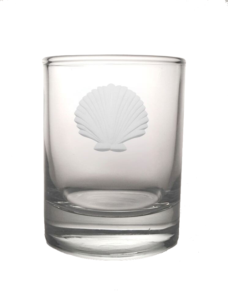 RO182-seashell-glass-votive Sea Shell Glass Votive 2.5" - Image 1