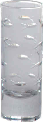 RO213-school-of-fish-cordial-glass-shot School of Fish Cordial Glass 2.5 oz - Image 1