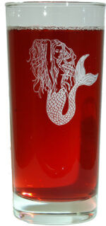 Mermaid Tall Cooler Glasses 15oz Set of 4 - Image 2