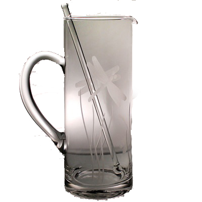 RO311-dragonfly-glass-pitcher Dragonfly Glass Pitcher 35oz - Image 1