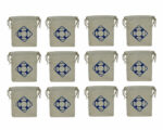 6.5”H Lifering Canvas Pouch Set 12