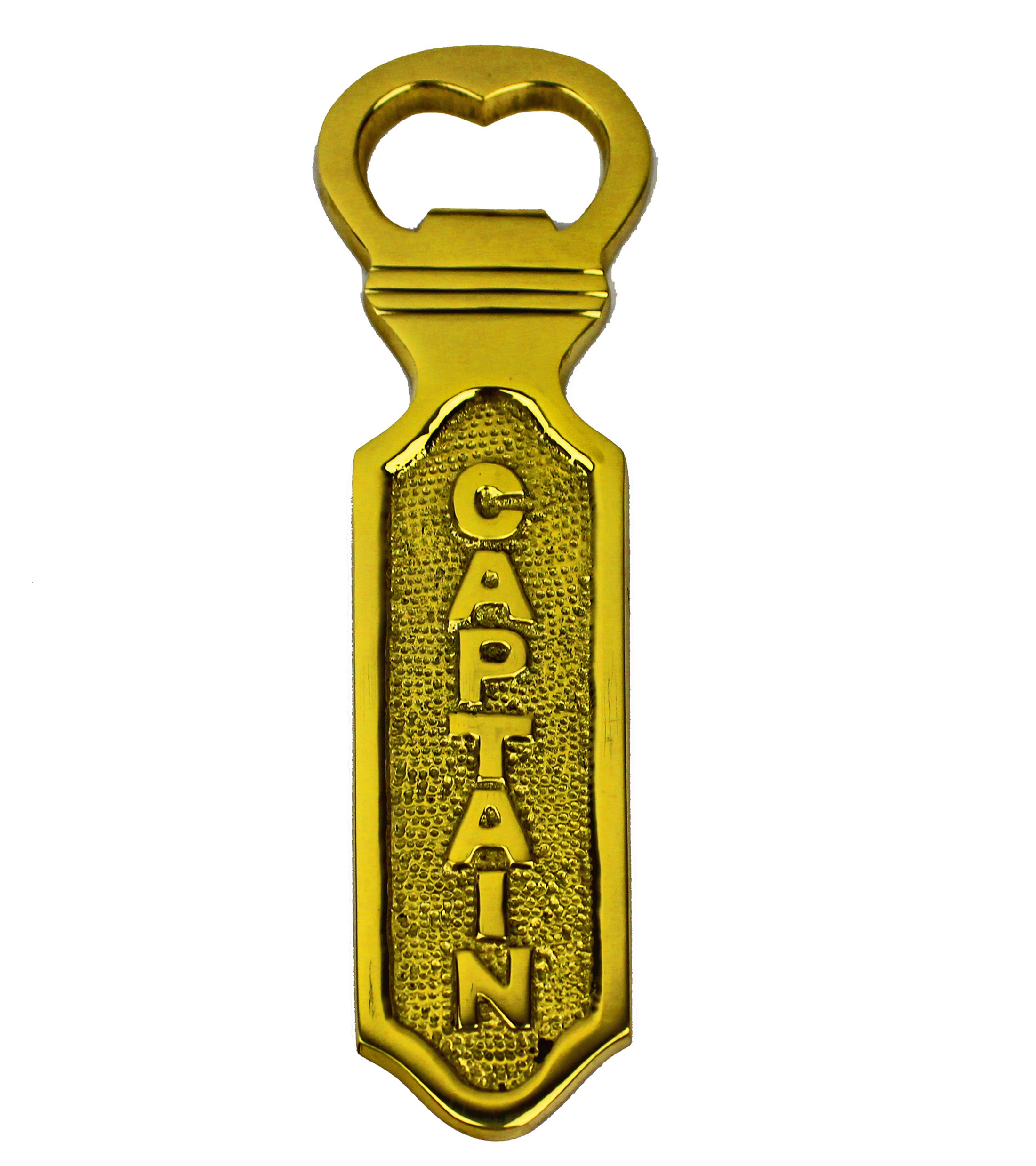 SE1009_IMG_0057 Solid Brass Captain Handheld Bottle Opener with Lacquer Coating - Image 1