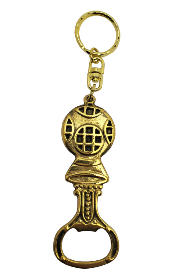 Deep Sea Diving Helmet Bottle Opener Key Chain